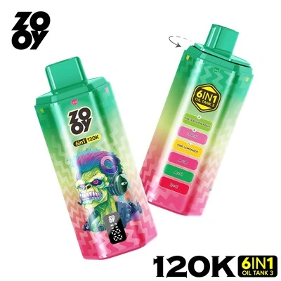 ZOOY 6 IN 1 GEMAKE 120K Weggooibare Elektroniese Sigaret
